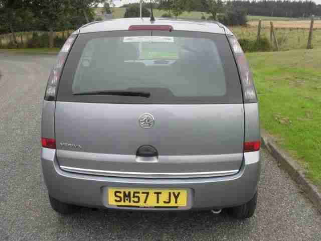 Vauxhall/Opel Meriva 1.4i MPV 16v ( a/c ) 2007MY Life ONLY 52400 Mls MOT 7/9/16