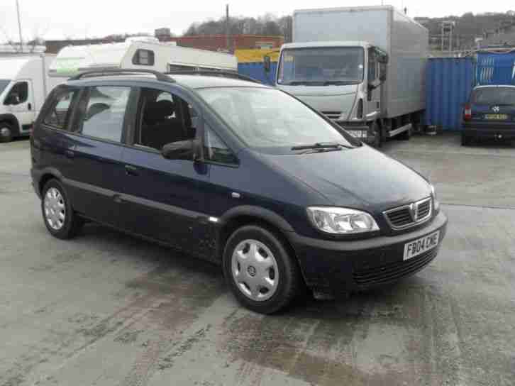 Vauxhall Zafira 1.6i 16v LPG B FUEL Design 7 SEATER 2004 04 REG 7 MONTHS MOT