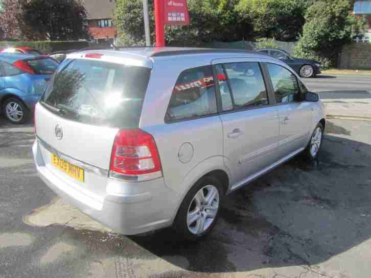 Vauxhall Zafira Exclusiv PETROL MANUAL 2009/09