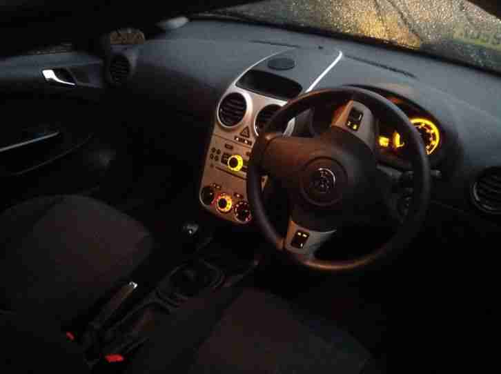 Vauxhall. corsa 1.2 3door black nice car. 57 plate not cat c or d hpi clear.