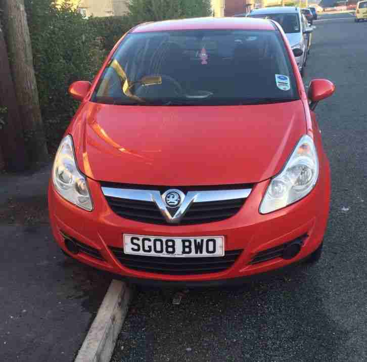 Vauxhall corsa 2008 plate low miles