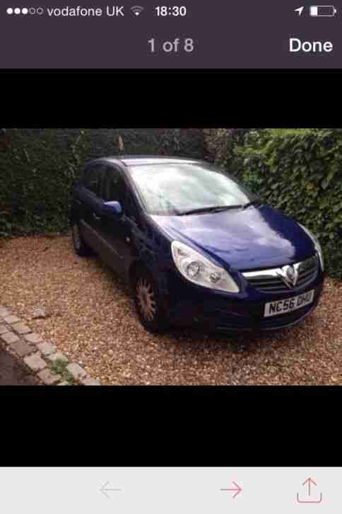 Vauxhall corsa spares or repairs
