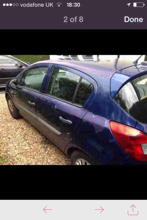 Vauxhall corsa spares or repairs
