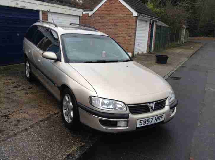 omega 2.5 v6 petrol estate long mot