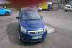 Vauxhall zafira 7 seater Sri Td full history