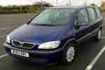 Vauxhalll Zafira 1.6i 16v 2003 Club 7 Seater