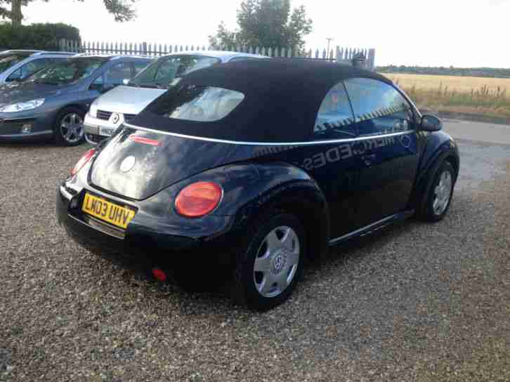 Volkswagen Beetle CONVERTIBLE 2.0 2dr AUTOMATIC WITH LEATHER 2003 03 REG