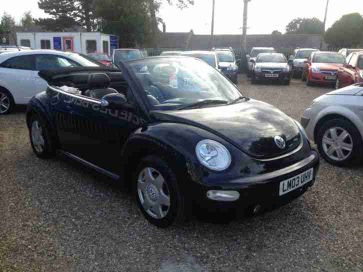 Volkswagen Beetle CONVERTIBLE 2.0 2dr AUTOMATIC WITH LEATHER 2003 03 REG
