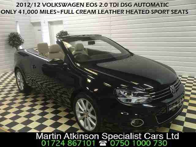 Volkswagen Eos 2.0TDI CR Tech DSG Auto 2012MY SE Convertible