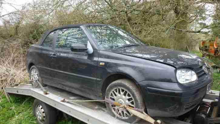 Golf cabriolet 2.0L salvage