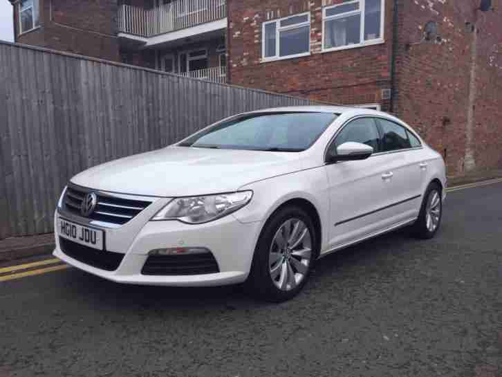 Volkswagen Passat CC TDI COUPE DSG WHITE ONLY 71,000 MILES FROM NEW 2010