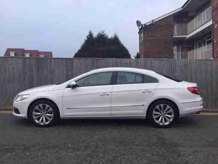 Volkswagen Passat CC TDI COUPE DSG WHITE ONLY 71,000 MILES FROM NEW 2010