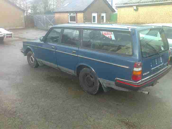 Volvo 240 Estate Restorable Restoration Classic Cars Pojects Spares or Repair