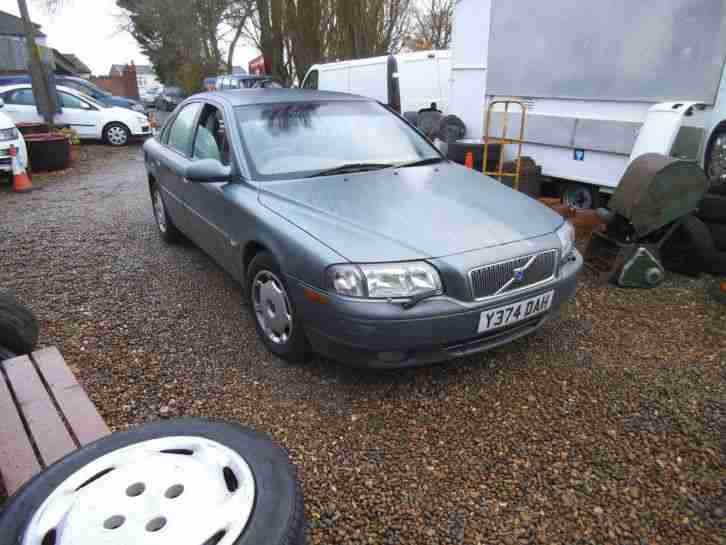 Volvo S80 2.4 auto, Met Blue, Grey Leather, Cheap Dependable Volvo, Y Reg-2001,