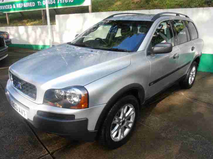 Volvo XC90 2.4 geartronic 2004MY D5 SE AUTO SILVER 7 SEATER DIESEL