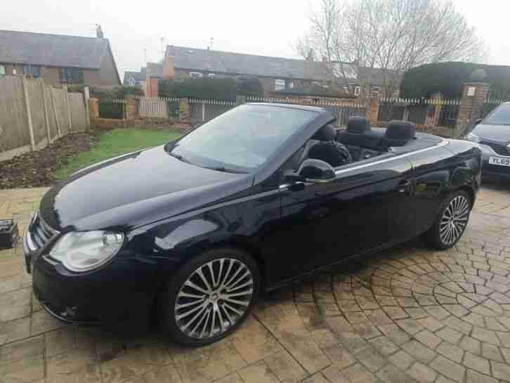 Vw Eos TDI 2008 Black with Black leather