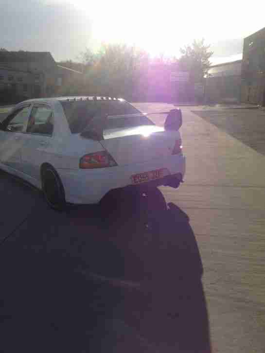 WHITE 2006 MITSUBISHI LANCER EVOLUTION 8 440BHP