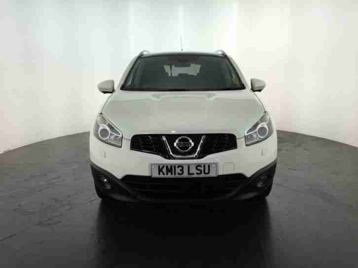 WHITE 2013 NISSAN QASHQAI TEKNA IS DCI 1 OWNER FULL SERVICE HISTORY FINANCE PX