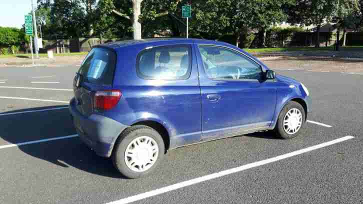 X REG TOYOTA YARIS 998cc 3 DOOR MOT FAILURE NEAR BIRMINGHAM B79