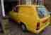 Yellow Reliant Rialto van, 3 wheel, 1988, no MOT