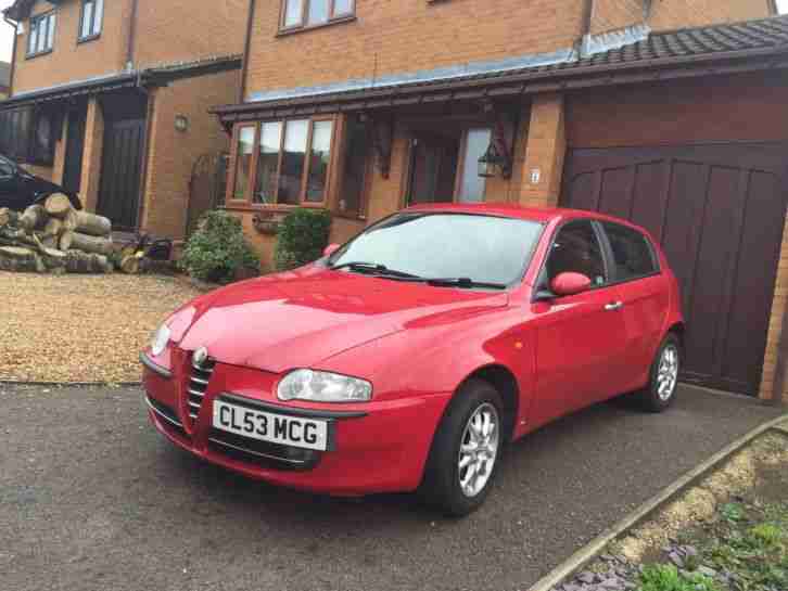 alfa Romeo 147 1.9 JTD lusso diesel car 5 door family hatch back