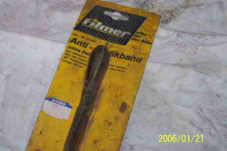 antistatikband filmer neu nur vepakung etwas schmutzig