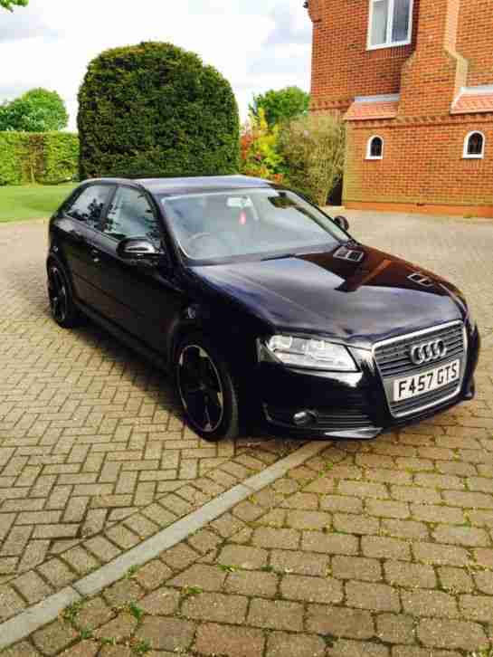 a3 1.9 TDI SPORT 2009 3DR TDIe BLACK E