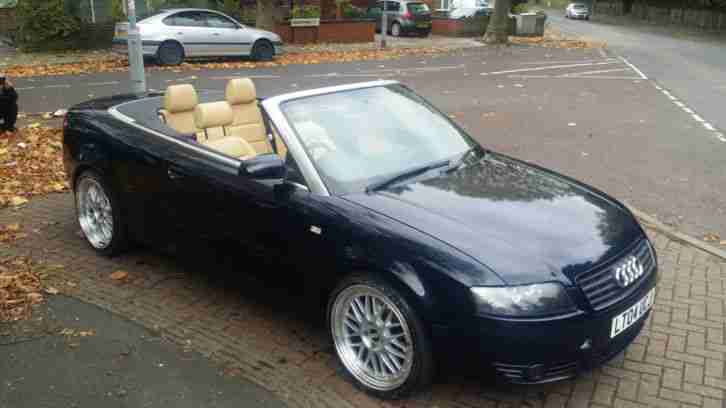 audi a4 1.8t convertible, 19" alloys, screen, performance exhaust, not bmw
