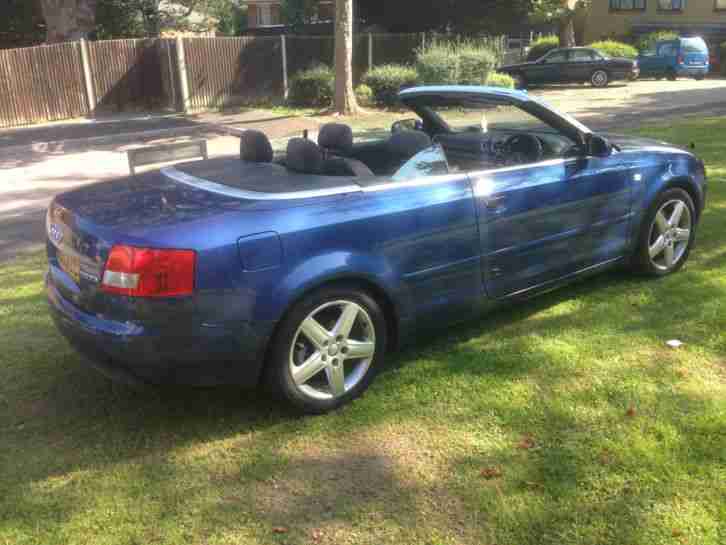 Audi A4 convertable. Audi car from United Kingdom