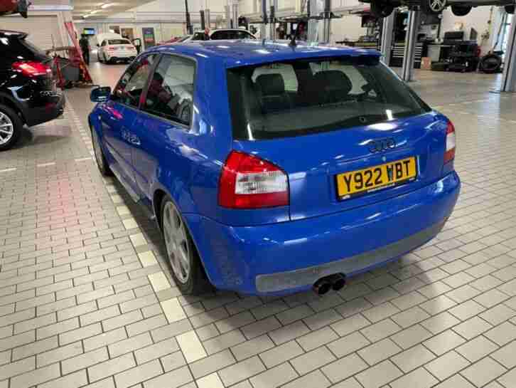 Audi s3 8l Nogaro blue noggy FORGED ENGINE. Blue suede leather recaros