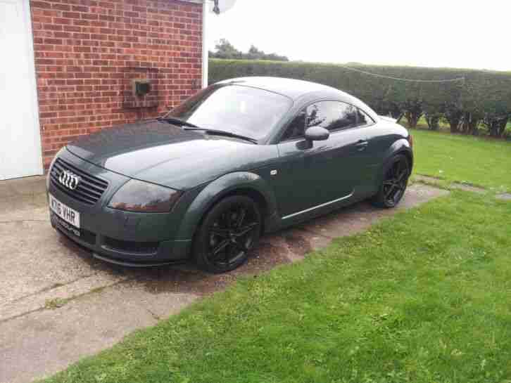 audi tt 225 rare audi pearl green colour with custom satin black audi 18 alloys