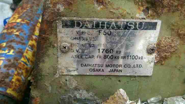 barn find daihatsu,spares