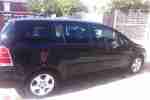 black 7 seater zafira turbo 2007