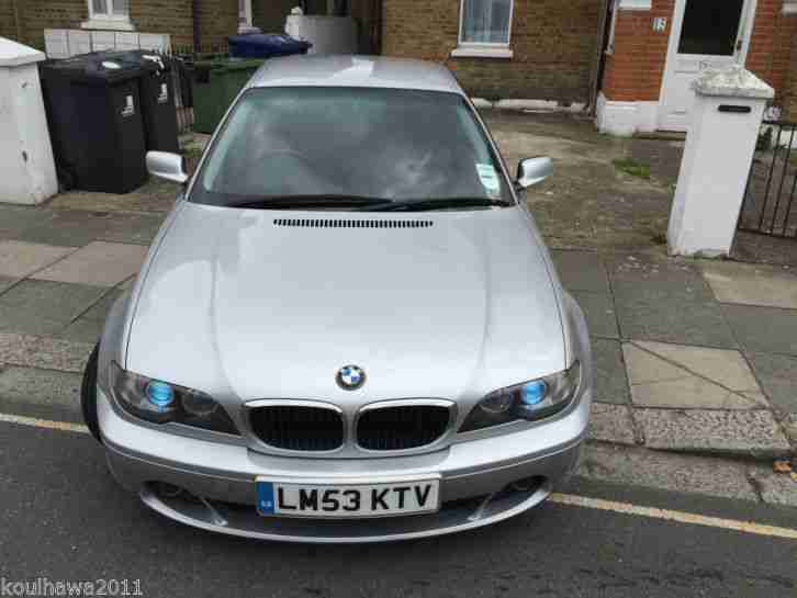 Bmw 3 series e46 coupe 318ci auto 2004 silver 2 owners facelift model automatic