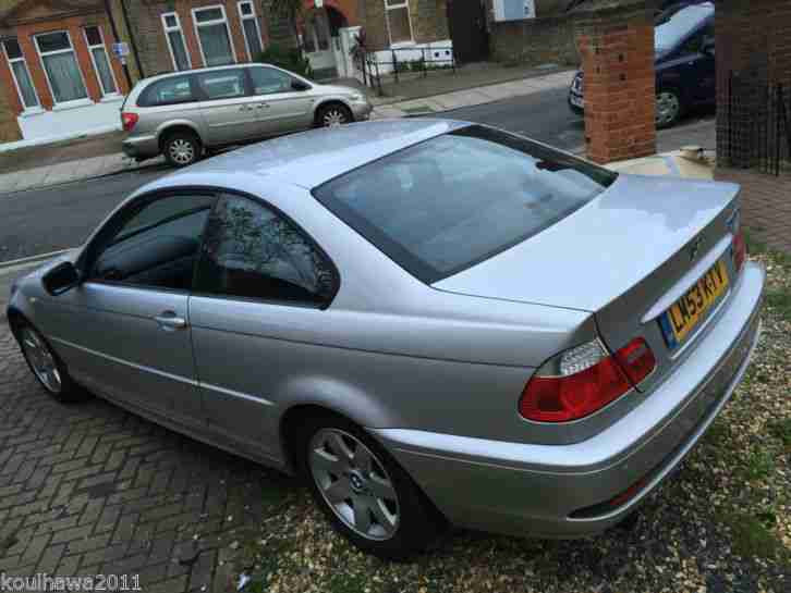 bmw 3 series e46 coupe 318ci auto 2004 silver 2 owners facelift model automatic