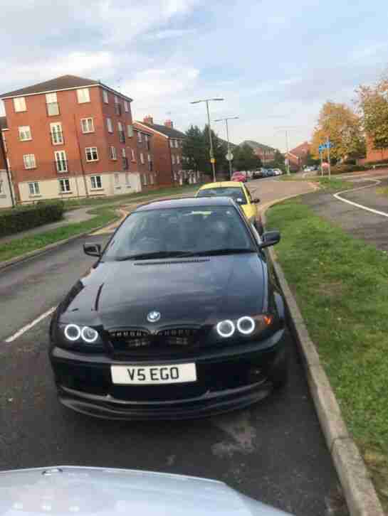 BMW e46 318ci Msport Coupe manual black angel eyes private plate-Limp mode (vvt