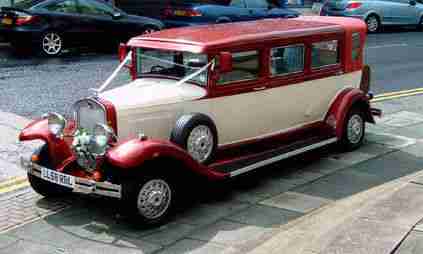 bramwith vintage limousine wedding car