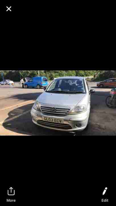 Citroen C3 2003. Citroen car from United Kingdom