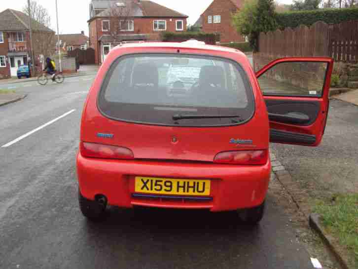 fiat seicento sporting low mileage future classic car 99p start no reserve