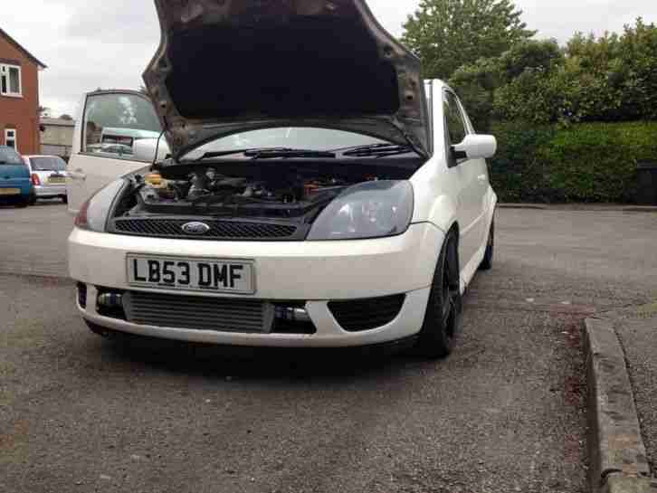 ford fiesta van 1.4 tdci fmic, modified, white, intercooler