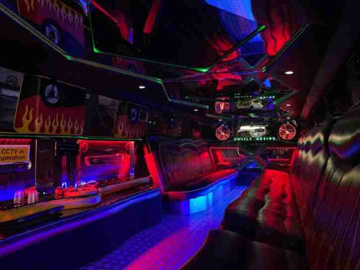 Hummer H2 limousine. Hummer car from United Kingdom