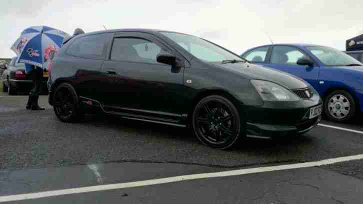 honda civic type r 2002 black show car track car race modified st rs sti carbon
