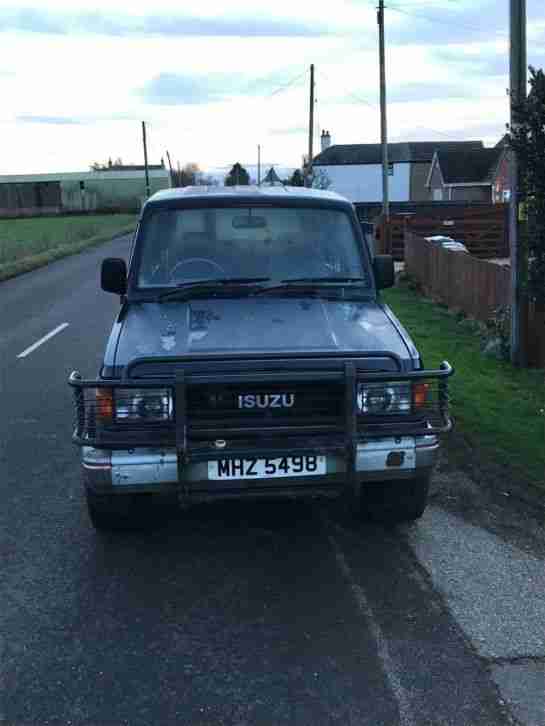 isuzu trooper 2.8td mk1 1990 export