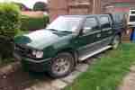 izusu double cab 4x4 spares or repair