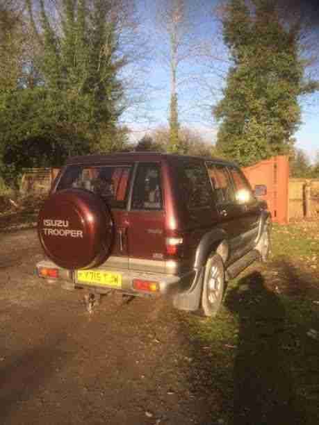izuzu trooper 3.1 off road beast 4x4 snow