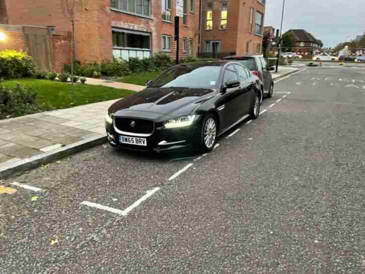 Jaguar XE R Sport ULEZ compliant black & black red sport seats