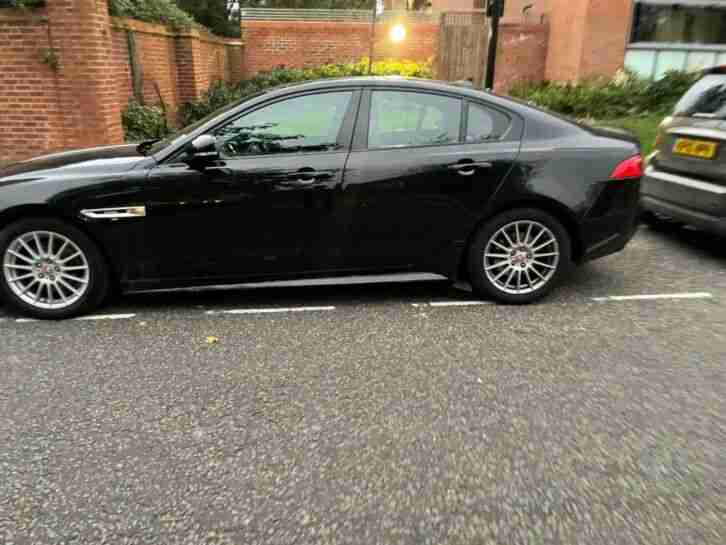 Jaguar XE R Sport ULEZ compliant black & black red sport seats