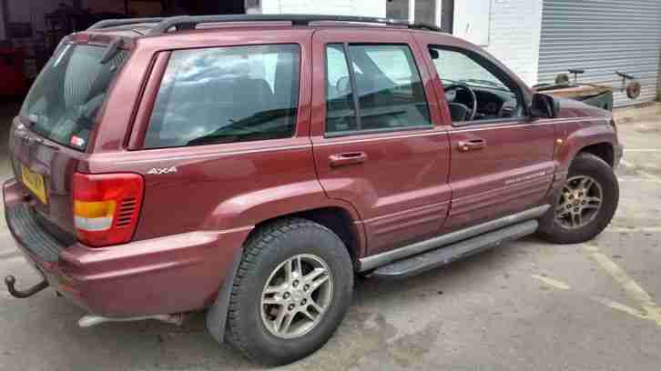 jeep grand cherokee 4.0 L petrol+ LPG, tow bar