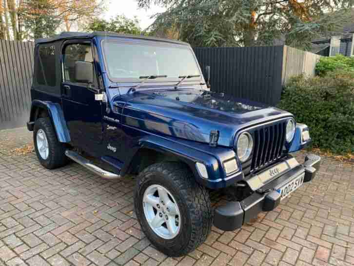 JEEP WRANGLER SPORT 4.0 litre TJ LOW MILEAGE new MOT service history 4x4