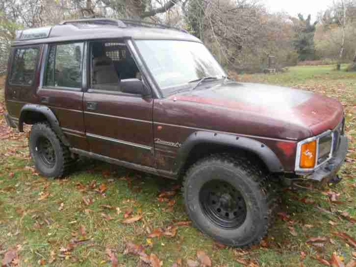 Land rover discovery 200tdi 1993 four wheel drive big wheels no mot for parts